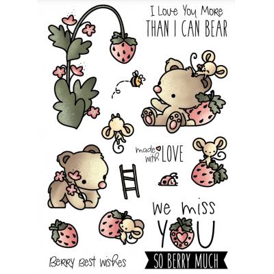 LDRS Creative Clear Stamps - Strawberry Patch